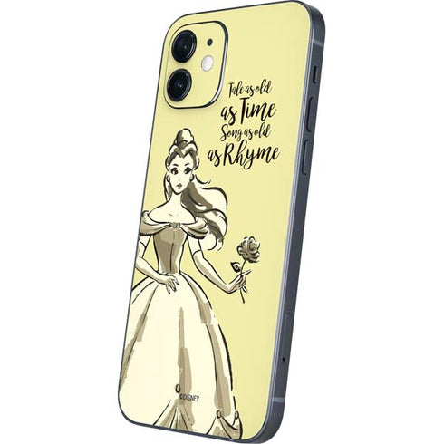 Disney Princess Belle Tale As Old As Time Art iPhone 12 Mini Skin