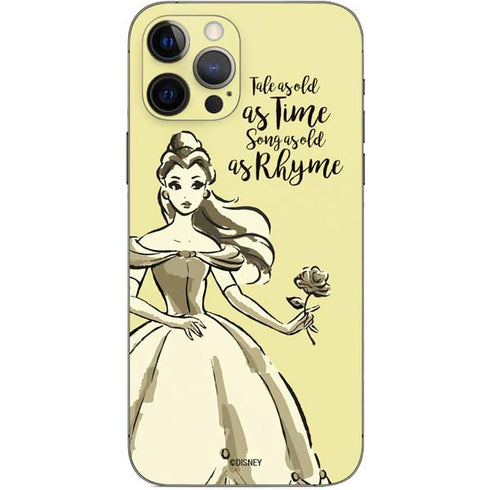 Disney Princess Belle Tale As Old As Time Art iPhone 12 Pro Skin