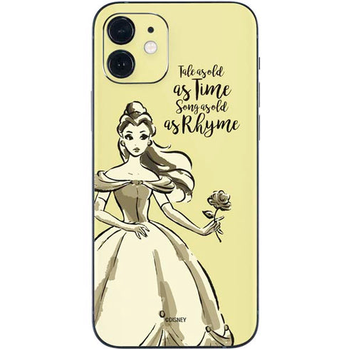 Disney Princess Belle Tale As Old As Time Art iPhone 12 Skin