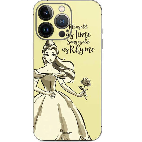 Disney Princess Belle Tale As Old As Time Art iPhone 13 Pro Skin