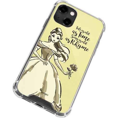 Disney Princess Belle Tale As Old As Time Art iPhone 14 Clear Case