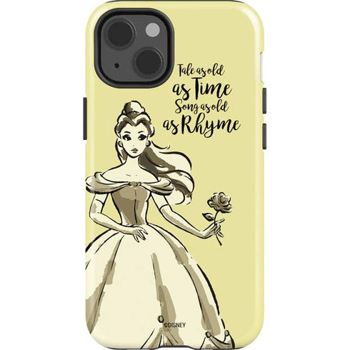 Disney Princess Belle Tale As Old As Time Art iPhone 15 Impact Case