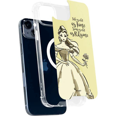 Disney Princess Belle Tale As Old As Time Art iPhone 15 Plus MagSafe Case