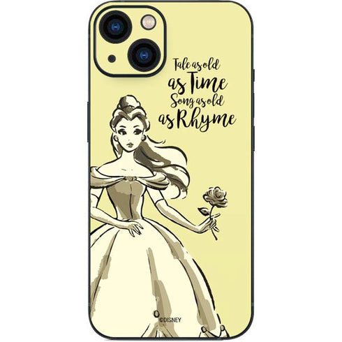 Disney Princess Belle Tale As Old As Time Art iPhone 14 Plus Skin