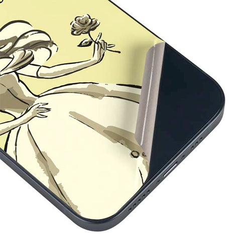 Disney Princess Belle Tale As Old As Time Art iPhone 15 Plus Skin