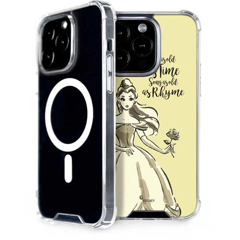 Disney Princess Belle Tale As Old As Time Art iPhone 15 Pro MagSafe Case