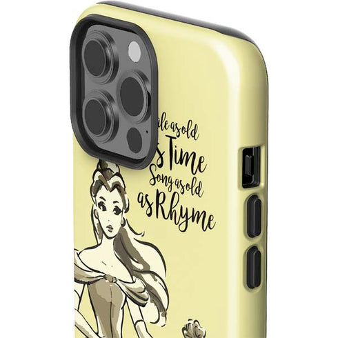 Disney Princess Belle Tale As Old As Time Art iPhone 15 Pro Max Impact Case