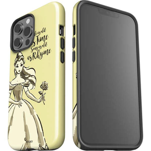 Disney Princess Belle Tale As Old As Time Art iPhone 15 Pro Max Impact Case