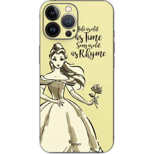 Disney Princess Belle Tale As Old As Time Art iPhone 14 Pro Max Skin