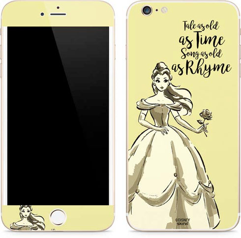 Disney Princess Belle Tale As Old As Time Art iPhone 6/6s Plus Skin