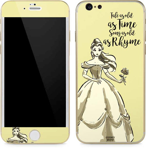 Disney Princess Belle Tale As Old As Time Art iPhone 6/6s Skin
