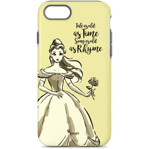 Disney Princess Belle Tale As Old As Time Art iPhone 8 Pro Case