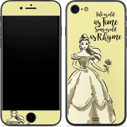 Disney Princess Belle Tale As Old As Time Art iPhone 8 Skin