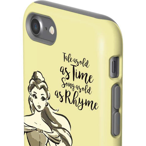 Disney Princess Belle Tale As Old As Time Art iPhone SE (2nd & 3rd Gen) Pro Case
