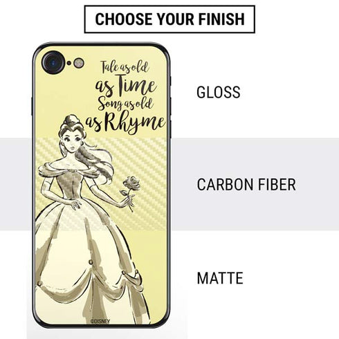Disney Princess Belle Tale As Old As Time Art iPhone SE (2nd & 3rd Gen) Skin