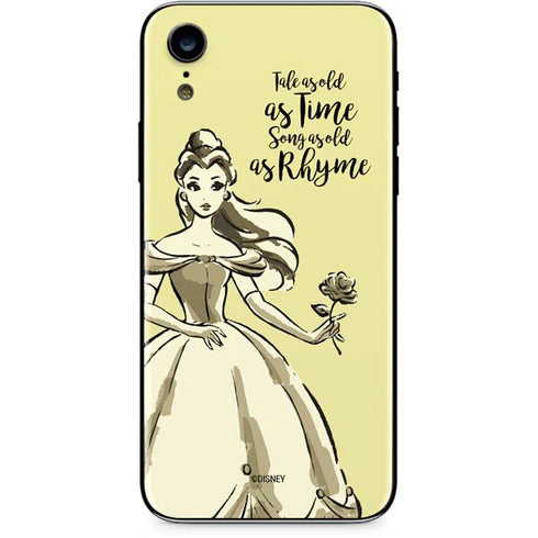 Disney Princess Belle Tale As Old As Time Art iPhone XR Skin