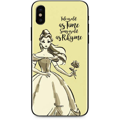 Disney Princess Belle Tale As Old As Time Art iPhone XS Max Skin