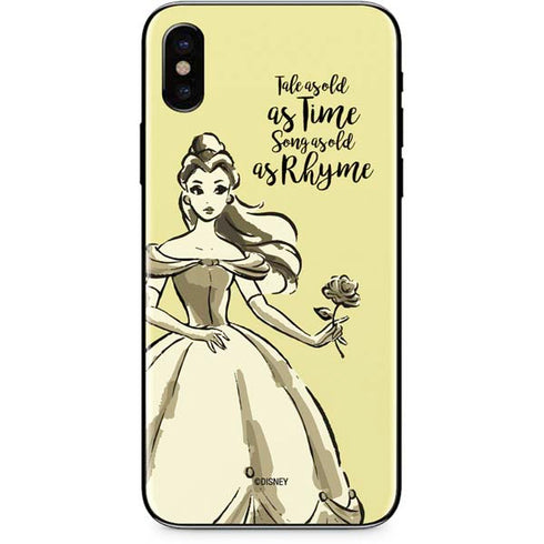 Disney Princess Belle Tale As Old As Time Art iPhone XS Skin