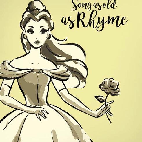 Disney Princess Belle Tale As Old As Time Art iPhone XS Skin
