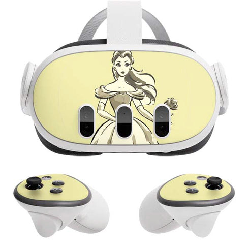 Disney Princess Belle Tale As Old As Time Art Meta Quest 3 Skin