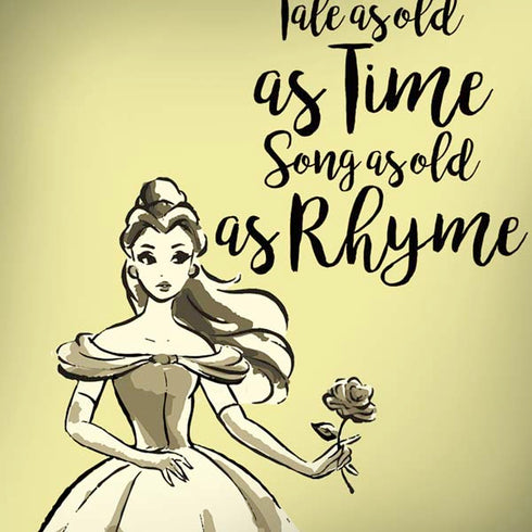 Disney Princess Belle Tale As Old As Time Art Moto G6 Skin