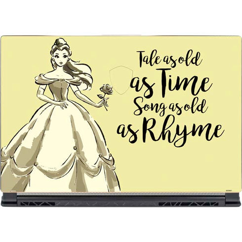 Disney Princess Belle Tale As Old As Time Art MSI GS65 Stealth Laptop Skin