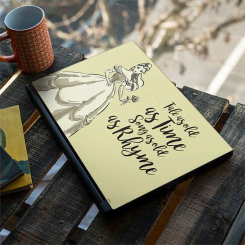 Disney Princess Belle Tale As Old As Time Art MSI GS65 Stealth Laptop Skin