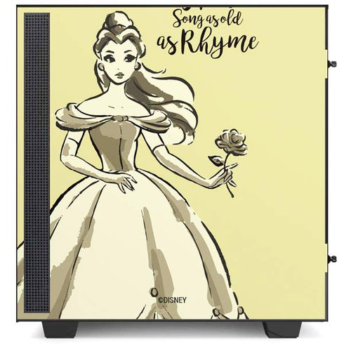 Disney Princess Belle Tale As Old As Time Art NZXT H510 Compact ATX Mid-Tower Case Skin