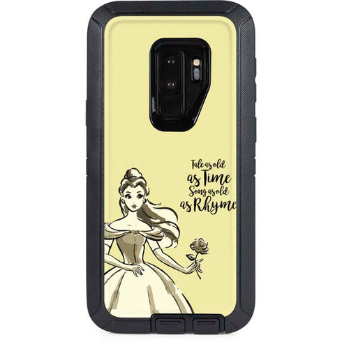 Disney Princess Belle Tale As Old As Time Art Otterbox Defender Galaxy Skin