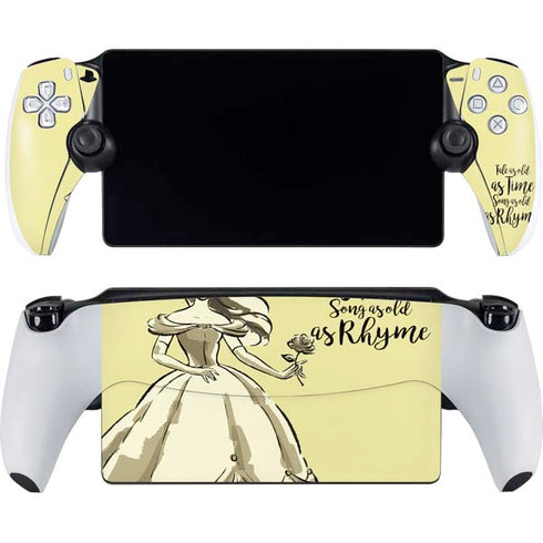 Disney Princess Belle Tale As Old As Time Art PlayStation Portal Remote Player Skin