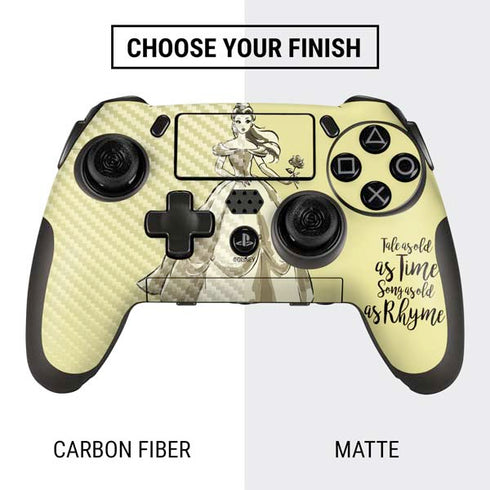 Disney Princess Belle Tale As Old As Time Art PlayStation Scuf Vantage 2 Controller Skin