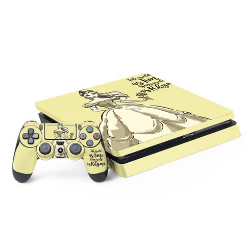 Disney Princess Belle Tale As Old As Time Art PS4 Slim Bundle Skin
