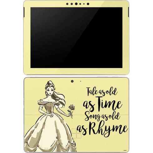 Disney Princess Belle Tale As Old As Time Art Surface Go Skin