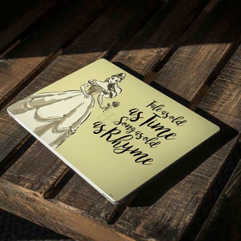 Disney Princess Belle Tale As Old As Time Art Surface Laptop 2 Skin