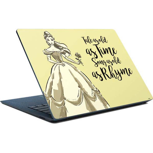 Disney Princess Belle Tale As Old As Time Art Surface Laptop Skin