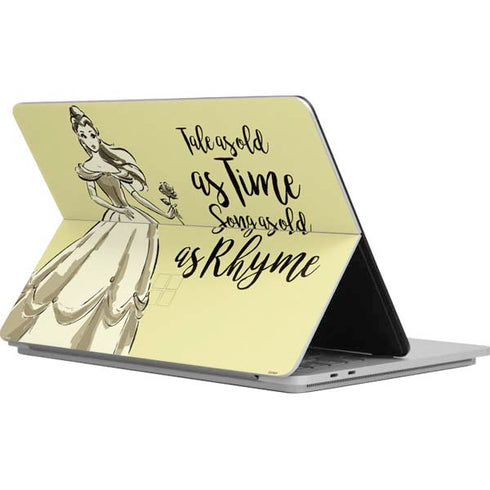 Disney Princess Belle Tale As Old As Time Art Surface Laptop Studio Skin
