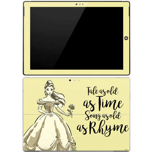 Disney Princess Belle Tale As Old As Time Art Surface Pro 3 Skin