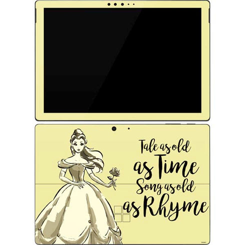 Disney Princess Belle Tale As Old As Time Art Surface Pro 7 Skin