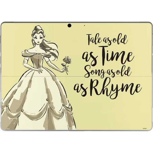 Disney Princess Belle Tale As Old As Time Art Surface Pro 9 Skin