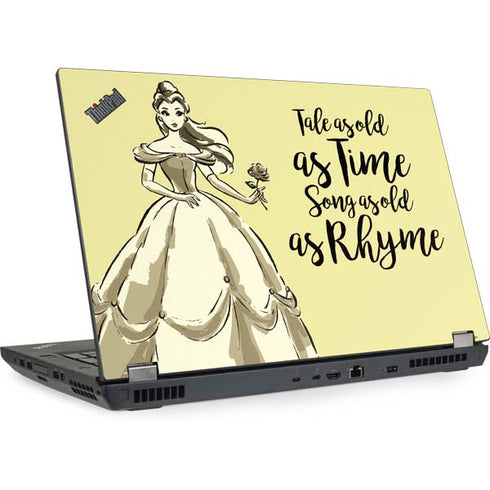 Disney Princess Belle Tale As Old As Time Art Lenovo ThinkPad Skin