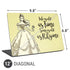 Disney Princess Belle Tale As Old As Time Art Universal Laptop 12in (9.8 x 6.8in) Skin