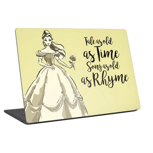 Disney Princess Belle Tale As Old As Time Art Universal Laptop 17in (13.8 x 10in) Skin