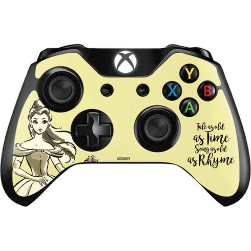 Disney Princess Belle Tale As Old As Time Art Xbox One Controller Skin