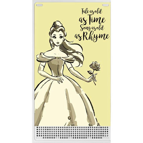 Disney Princess Belle Tale As Old As Time Art Xbox Series S Console Skin