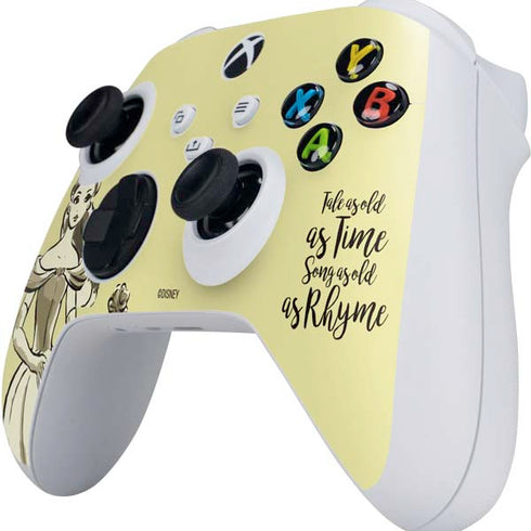 Disney Princess Belle Tale As Old As Time Art Xbox Series S Controller Skin