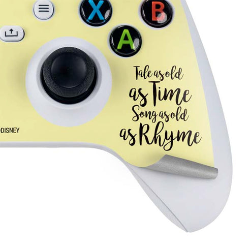 Disney Princess Belle Tale As Old As Time Art Xbox Series S Controller Skin