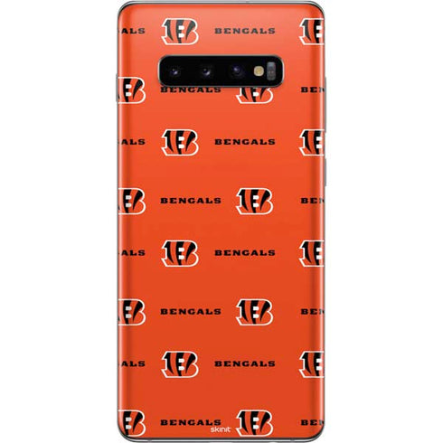 NFL Cincinnati Bengals Blitz Series Galaxy S10 Plus Skin