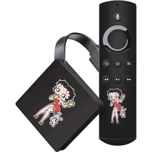 Betty Boop With Puppy Amazon Fire TV Skin