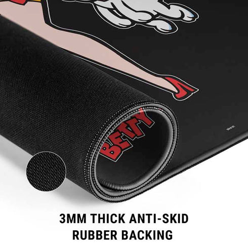 Betty Boop With Puppy Gaming Mouse Pad