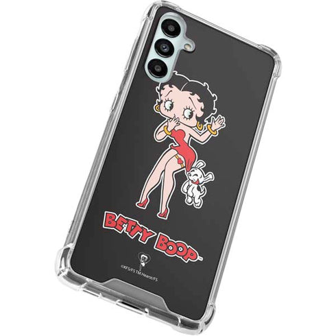 Betty Boop With Puppy Galaxy A14 5G Clear Case